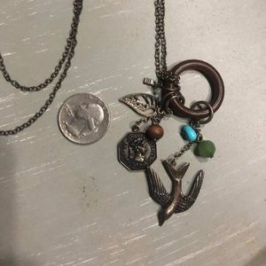 Earthy Long Chain Necklace